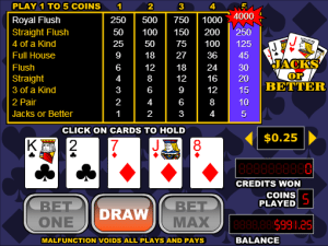 Free Videopoker Jacks Or Better