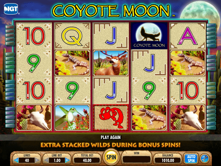 Coyote slot machine