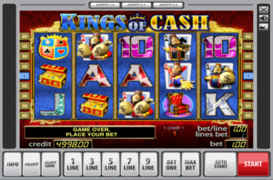 Online Slot Kings of Cash Novomatic to Play