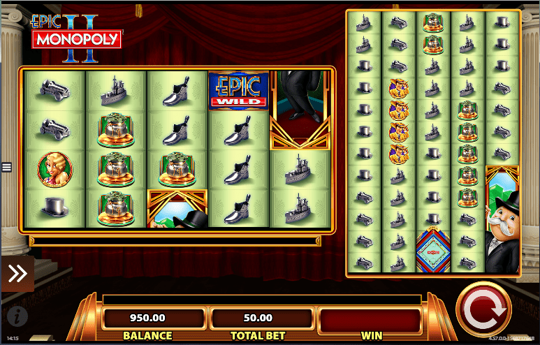 epic monopoly ii slot