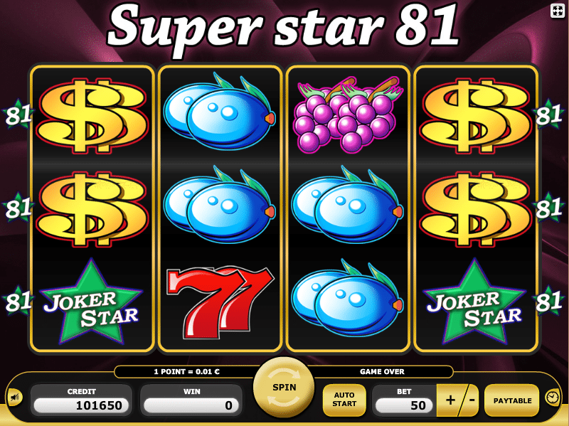 Slot Machine SuperStar 81 Online Free